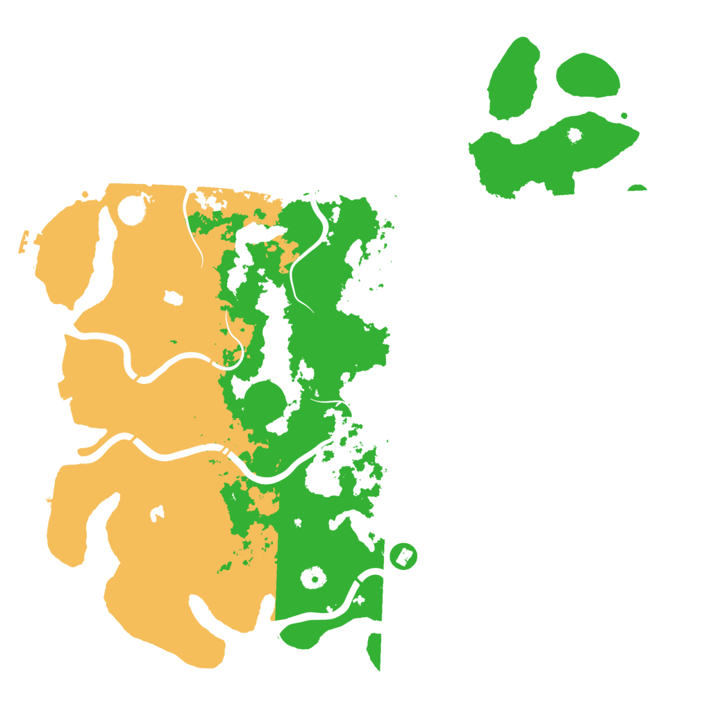 Biome Rust Map: Procedural Map, Size: 4500, Seed: 443855475