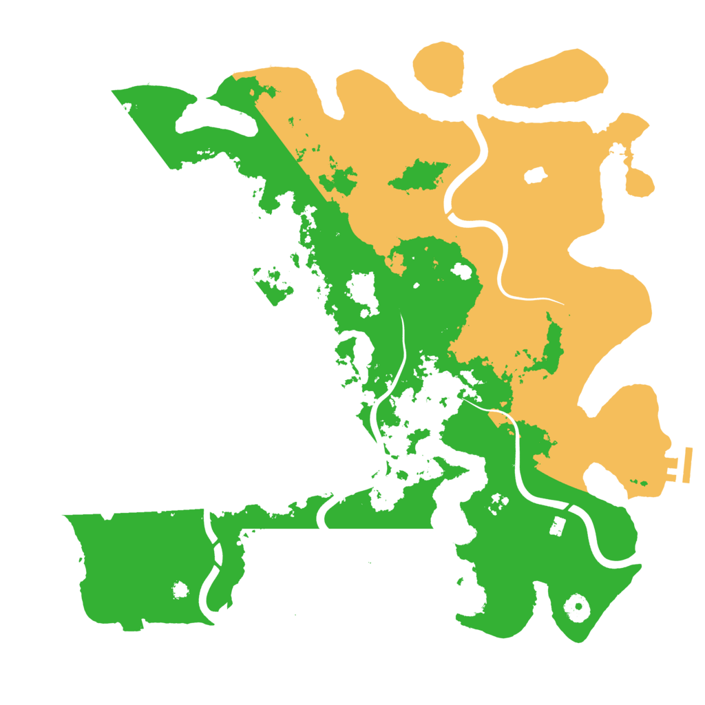 Biome Rust Map: Procedural Map, Size: 4000, Seed: 15069