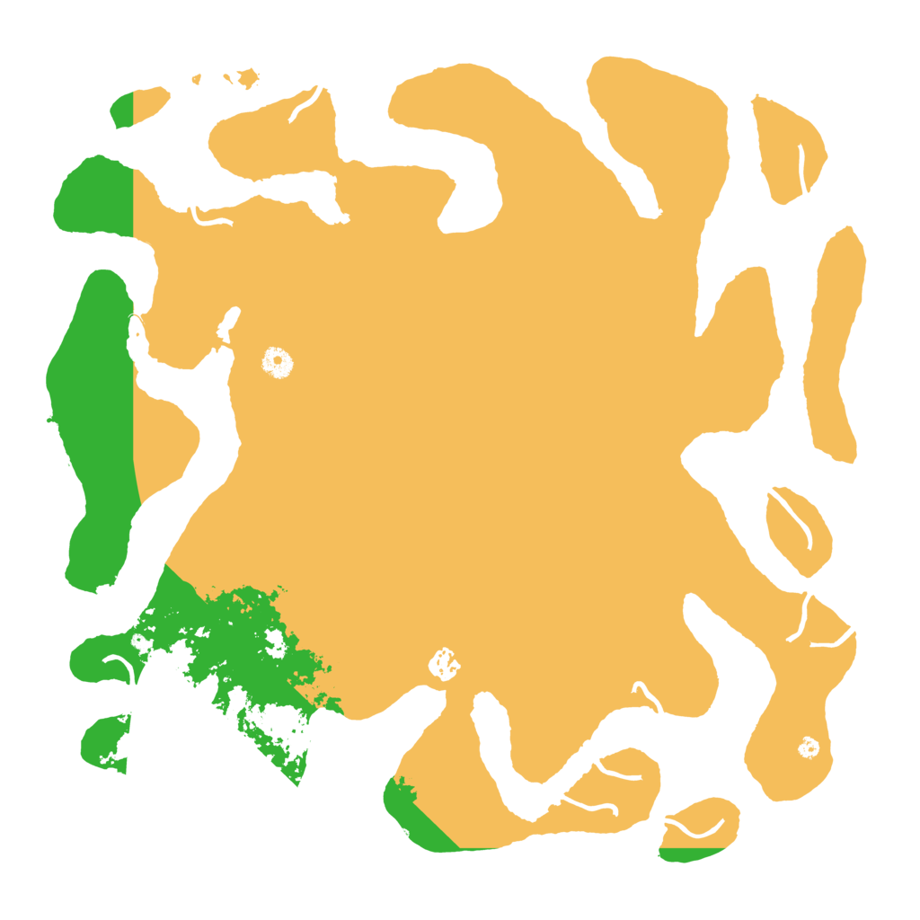 Biome Rust Map: Procedural Map, Size: 4500, Seed: 408