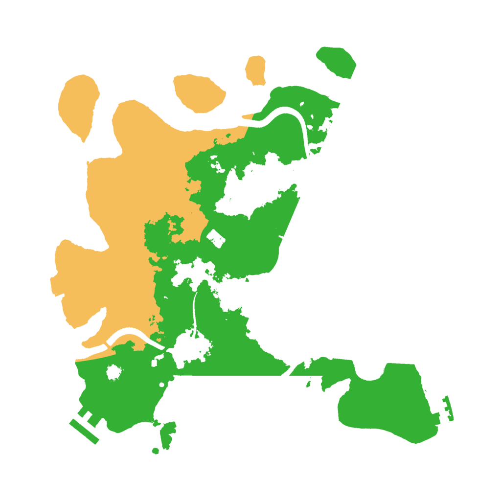 Biome Rust Map: Procedural Map, Size: 3000, Seed: 765102458