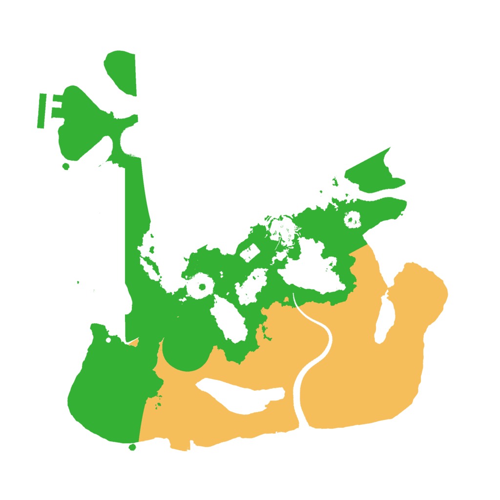 Biome Rust Map: Procedural Map, Size: 2900, Seed: 1953526936