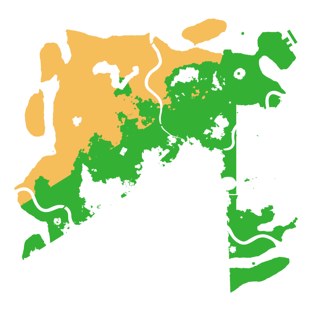 Biome Rust Map: Procedural Map, Size: 4250, Seed: 396710