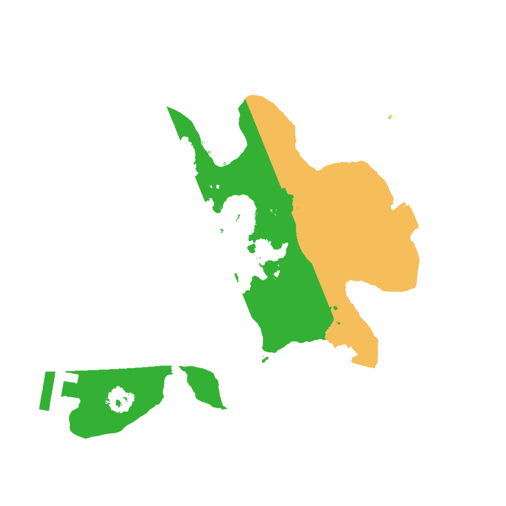 Biome Rust Map: Procedural Map, Size: 2000, Seed: 1229884050