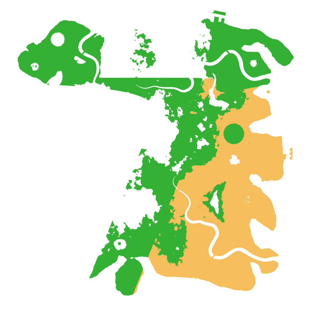 Biome Rust Map: Procedural Map, Size: 4000, Seed: 873497