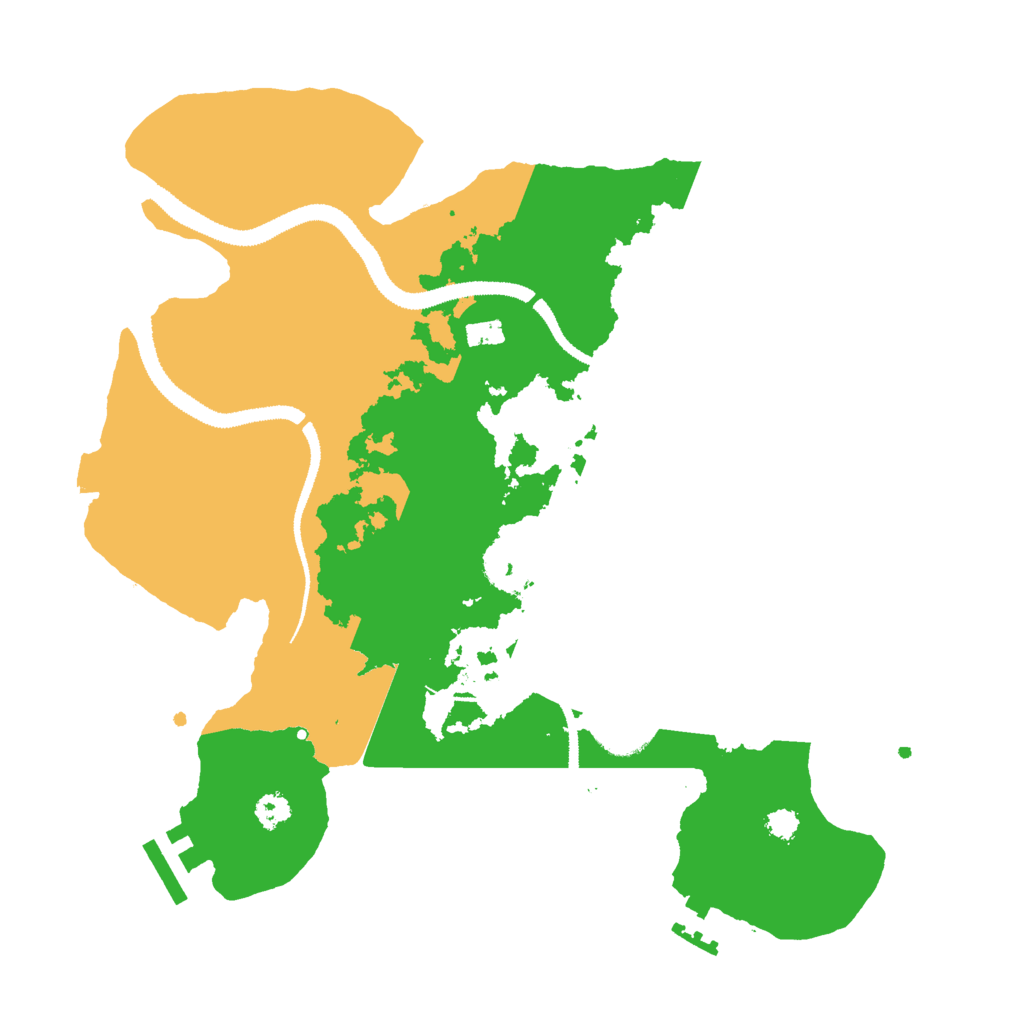 Biome Rust Map: Procedural Map, Size: 3000, Seed: 207847