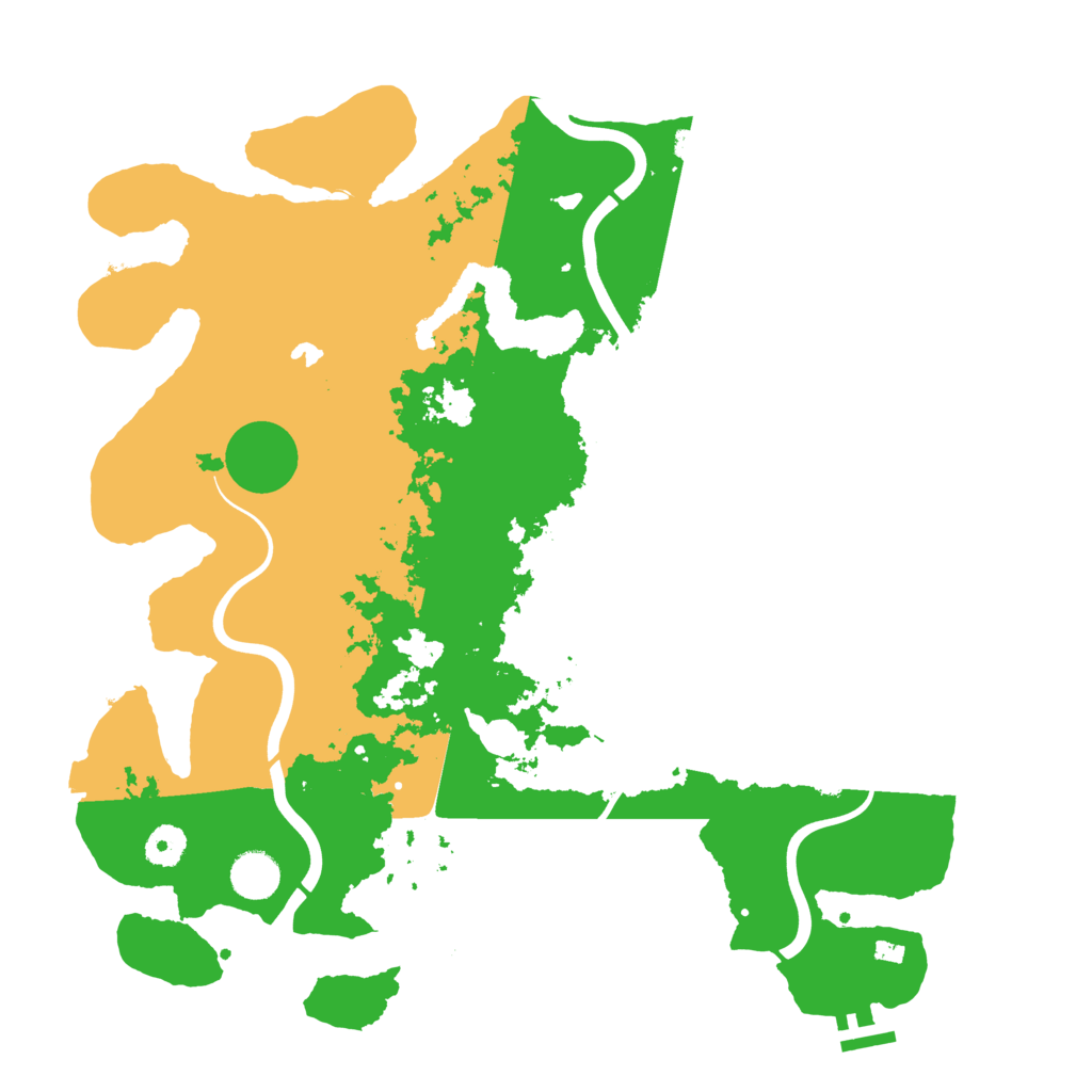 Biome Rust Map: Procedural Map, Size: 4000, Seed: 96778754