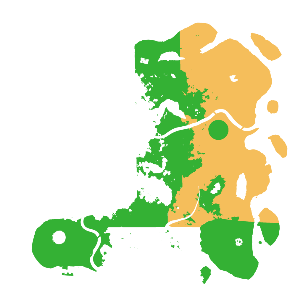 Biome Rust Map: Procedural Map, Size: 4000, Seed: 4044