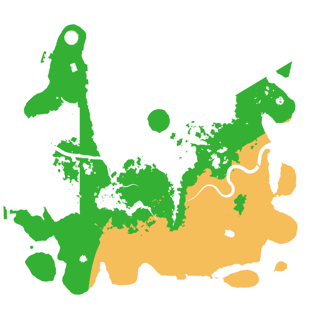 Biome Rust Map: Procedural Map, Size: 4000, Seed: 51800