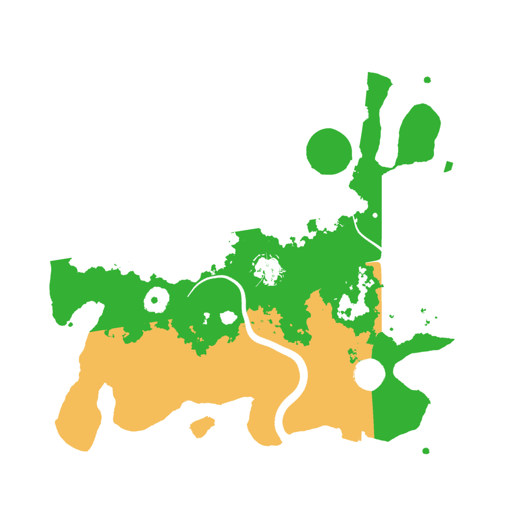 Biome Rust Map: Procedural Map, Size: 3000, Seed: 101572655