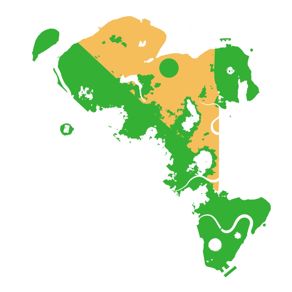 Biome Rust Map: Procedural Map, Size: 4000, Seed: 13371337
