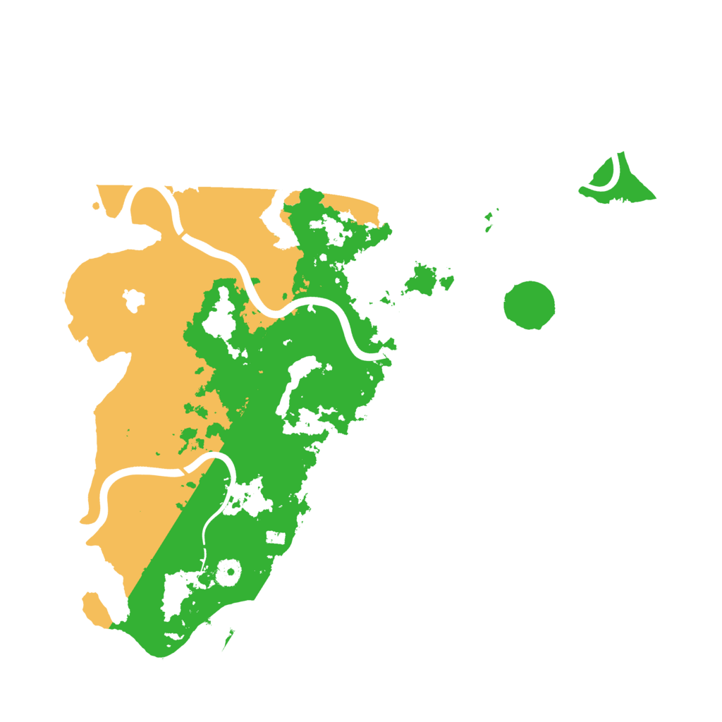 Biome Rust Map: Procedural Map, Size: 4050, Seed: 718827163