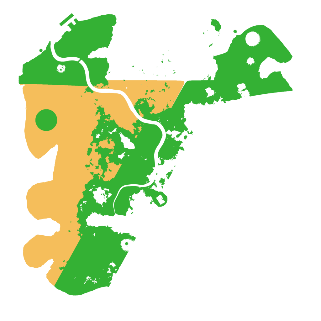 Biome Rust Map: Procedural Map, Size: 3900, Seed: 990466711