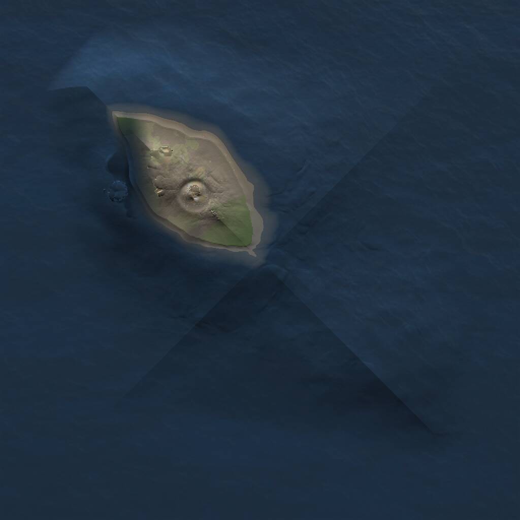 Rust Map: Procedural Map, Size: 1000, Seed: 1026072653, 1 Monuments