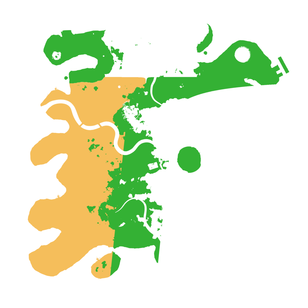 Biome Rust Map: Procedural Map, Size: 3500, Seed: 1683414104