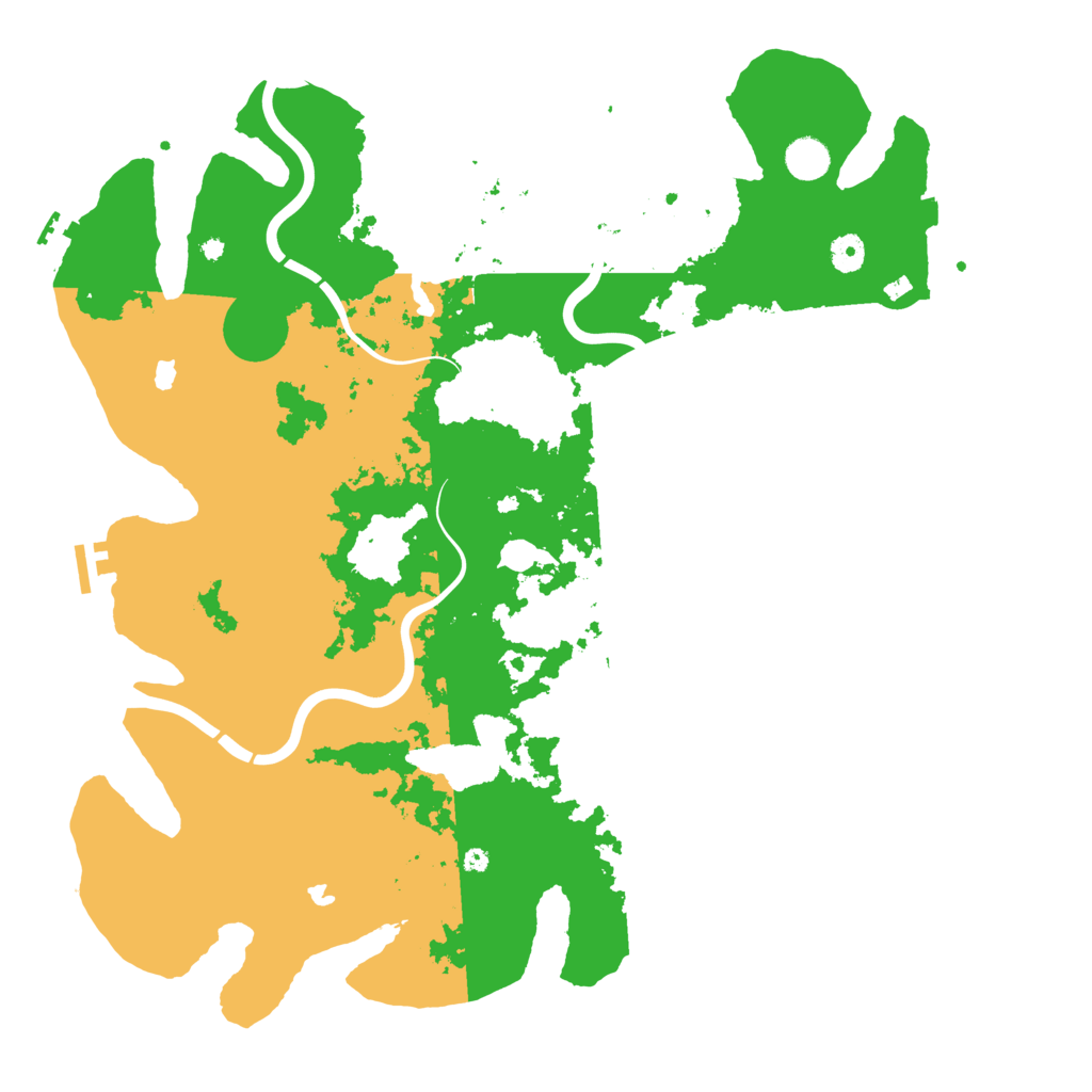 Biome Rust Map: Procedural Map, Size: 4500, Seed: 487416384