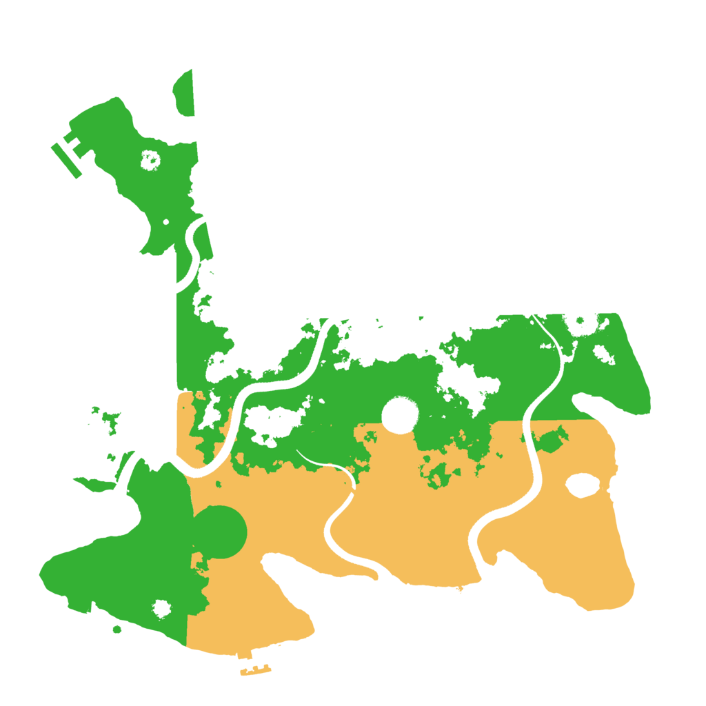 Biome Rust Map: Procedural Map, Size: 3500, Seed: 945900