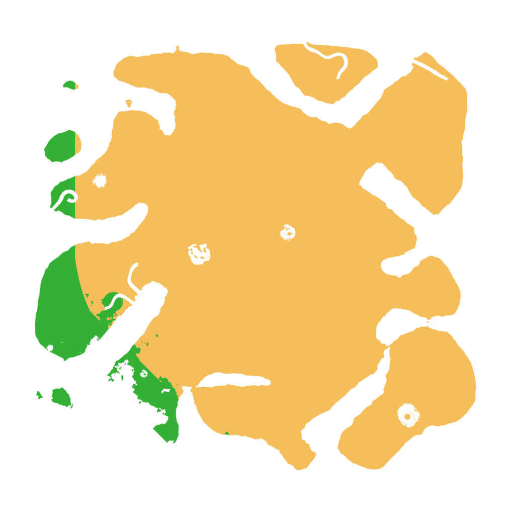 Biome Rust Map: Procedural Map, Size: 3500, Seed: 1331620861