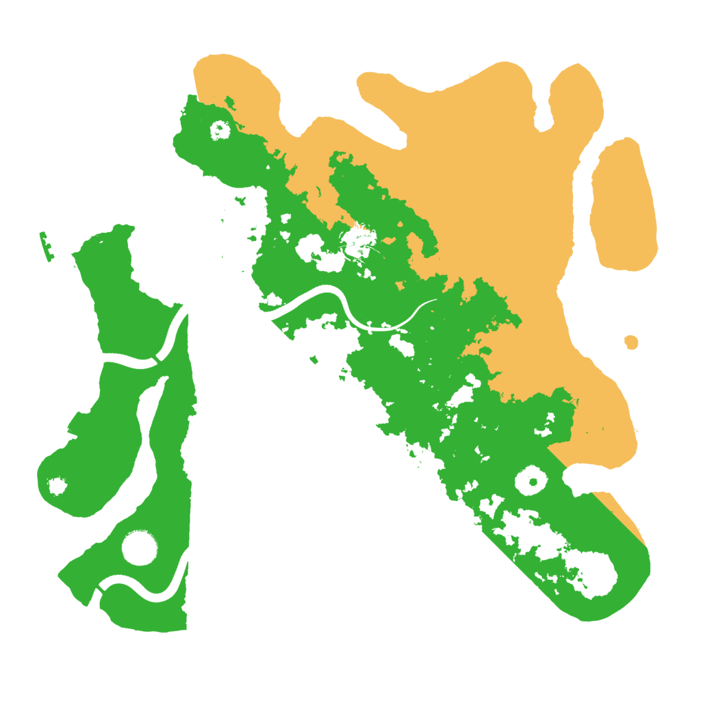 Biome Rust Map: Procedural Map, Size: 3500, Seed: 1116561133
