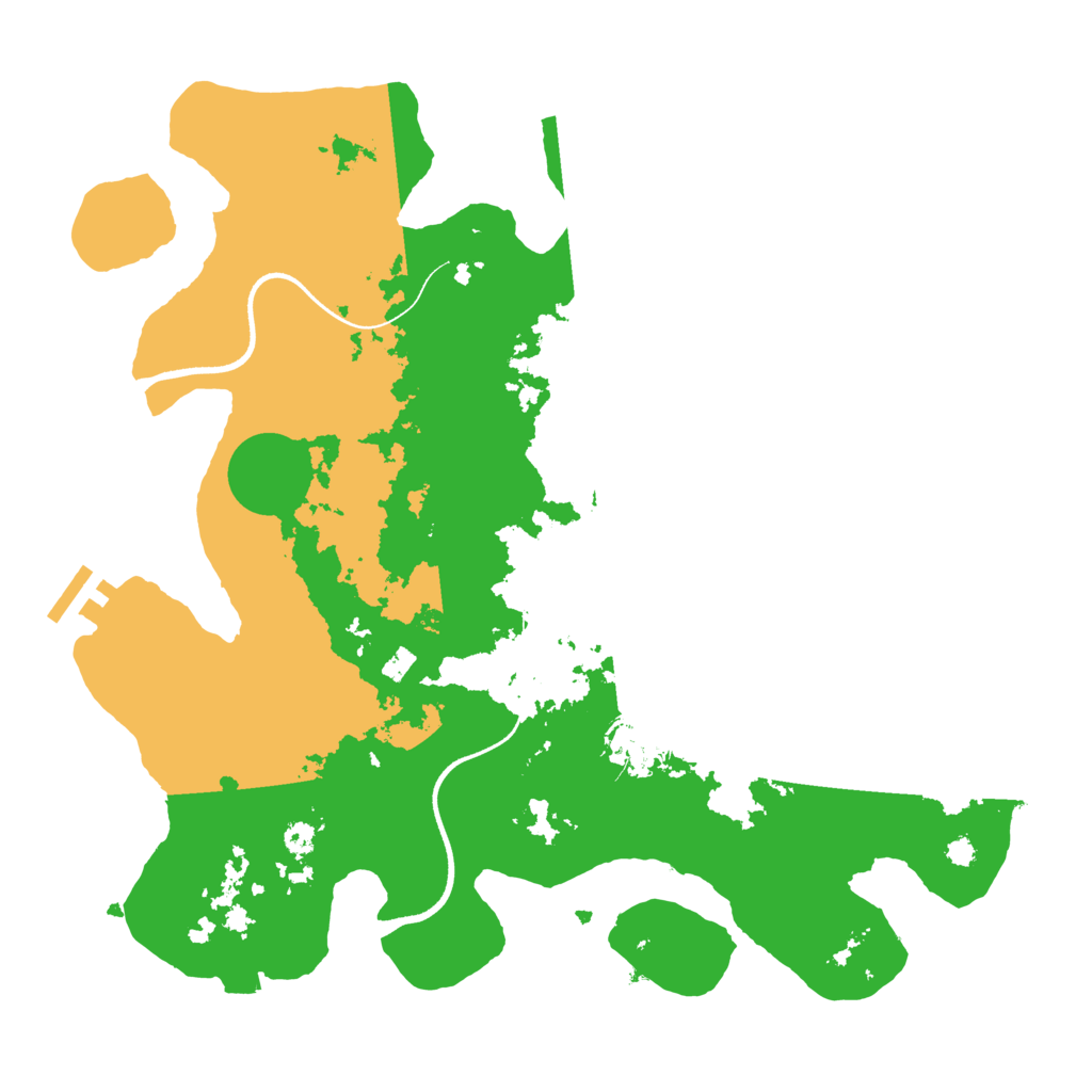 Biome Rust Map: Procedural Map, Size: 3500, Seed: 56341200