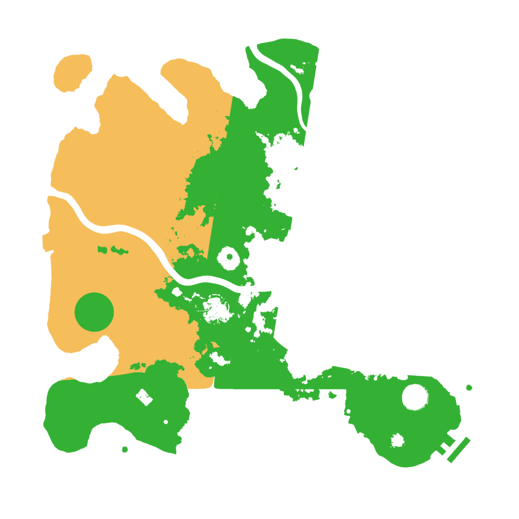 Biome Rust Map: Procedural Map, Size: 3500, Seed: 1358989700