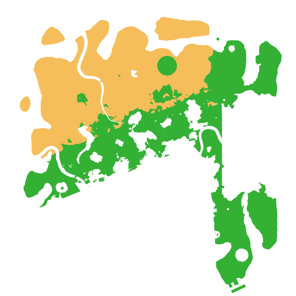 Biome Rust Map: Procedural Map, Size: 4000, Seed: 2026966667