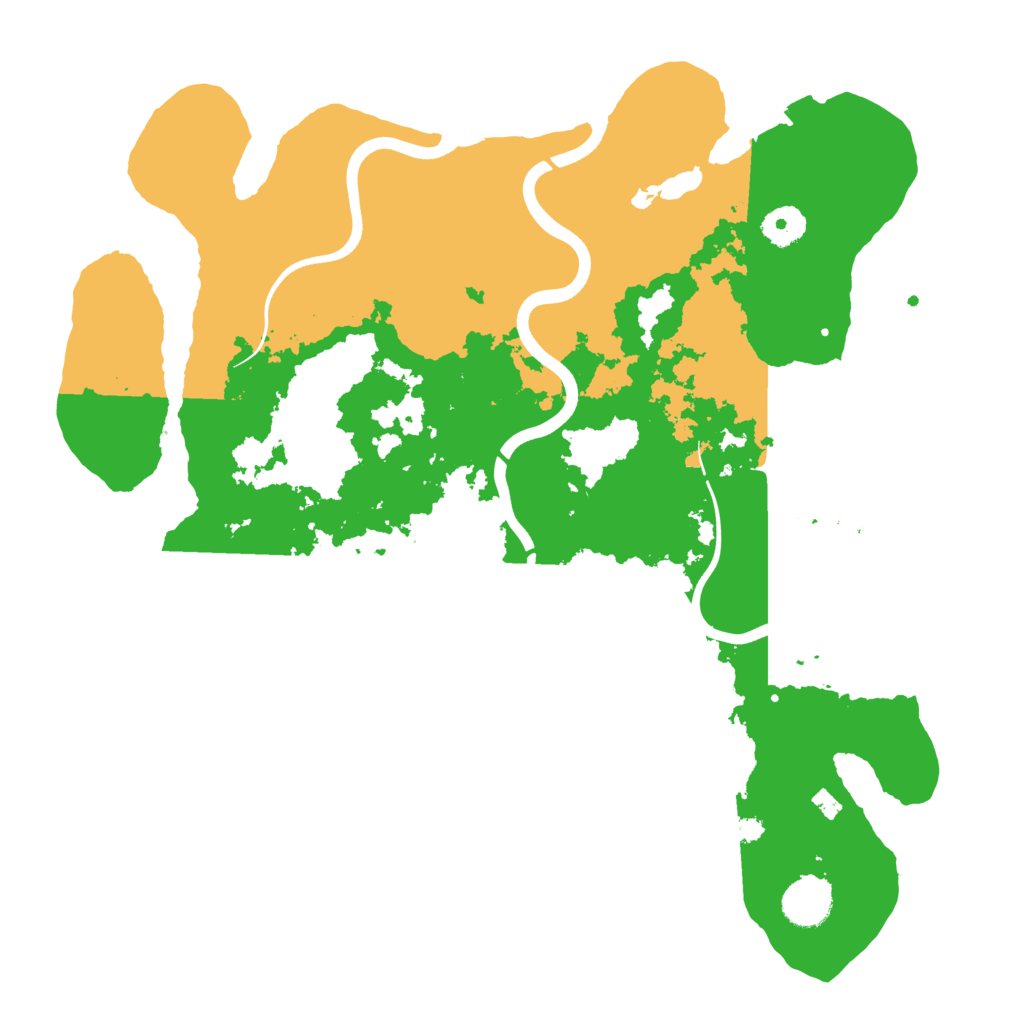 Biome Rust Map: Procedural Map, Size: 3750, Seed: 953599