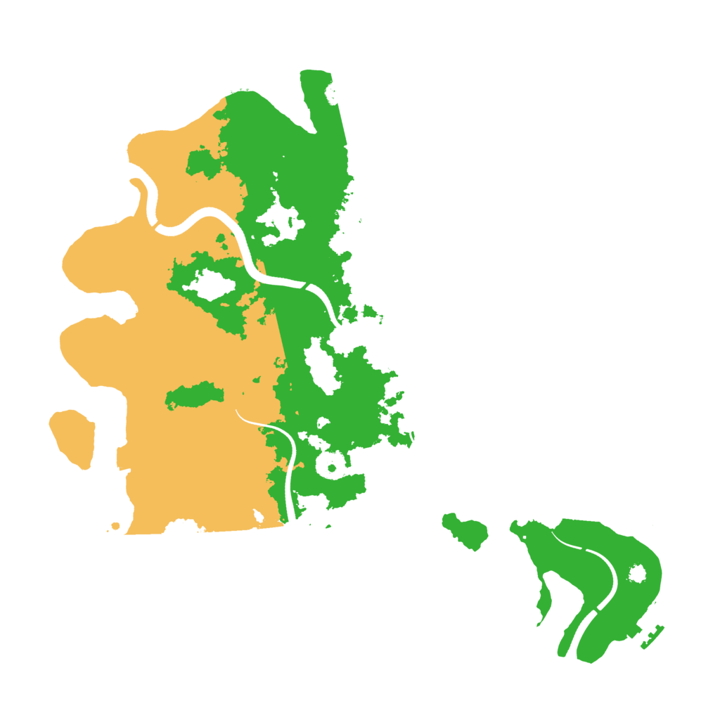 Biome Rust Map: Procedural Map, Size: 3625, Seed: 12800