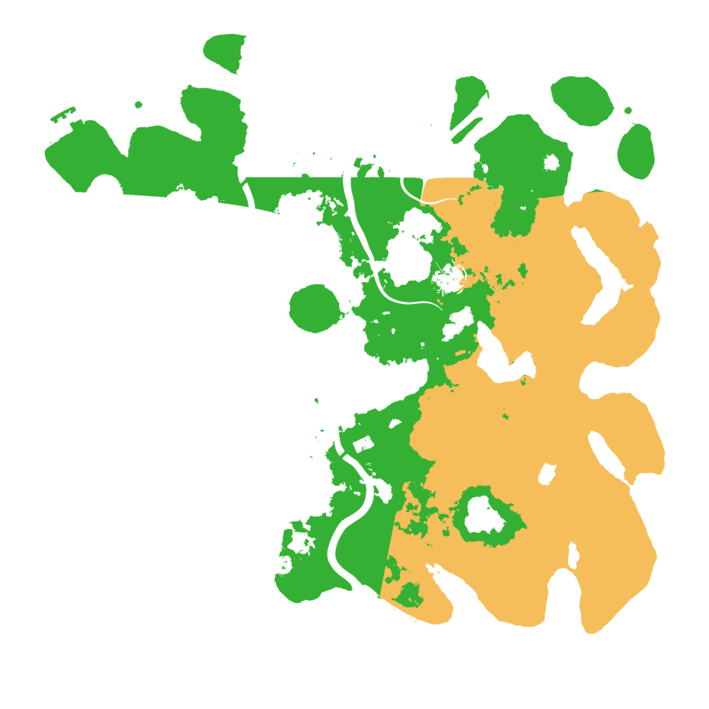 Biome Rust Map: Procedural Map, Size: 4000, Seed: 187045