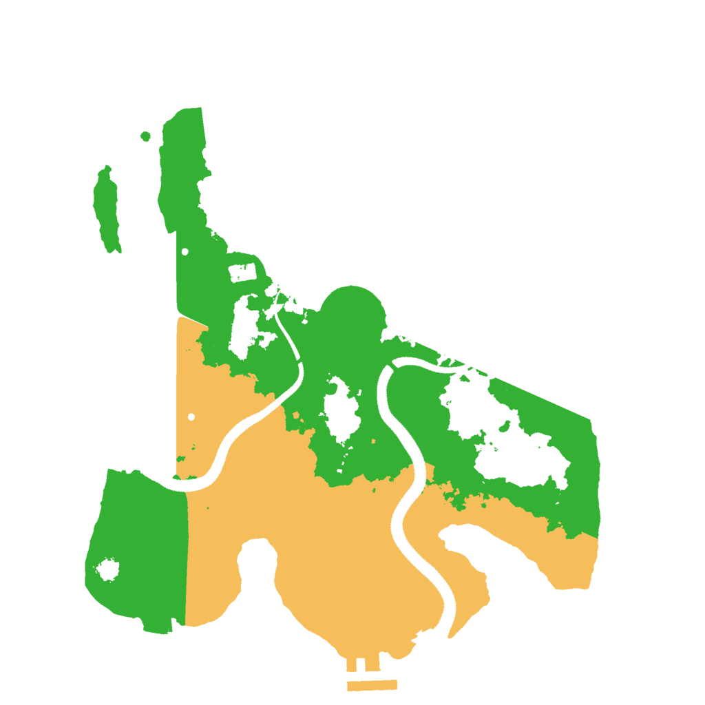 Biome Rust Map: Procedural Map, Size: 2850, Seed: 92