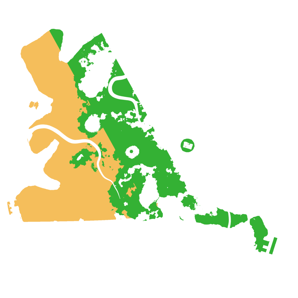Biome Rust Map: Procedural Map, Size: 3500, Seed: 273819