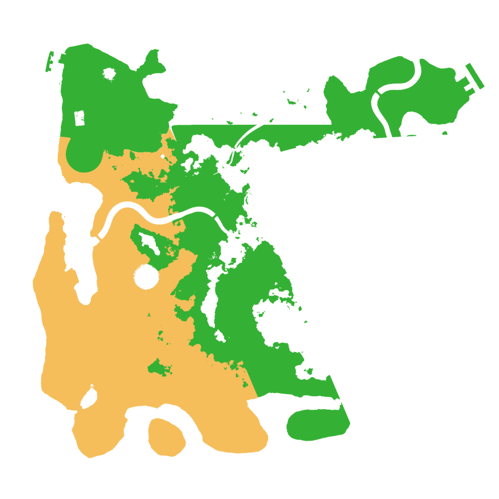 Biome Rust Map: Procedural Map, Size: 3600, Seed: 2315471