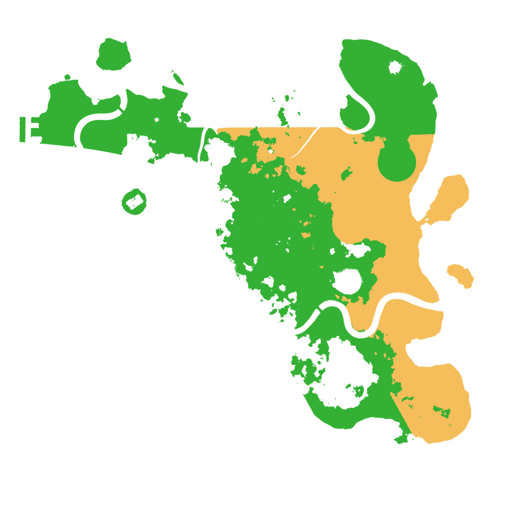 Biome Rust Map: Procedural Map, Size: 3507, Seed: 272725237
