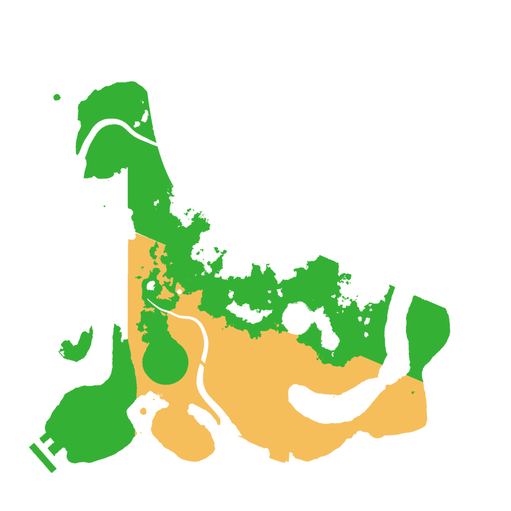 Biome Rust Map: Procedural Map, Size: 3000, Seed: 113961216