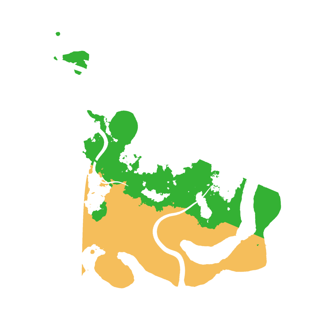 Biome Rust Map: Procedural Map, Size: 3000, Seed: 113961216