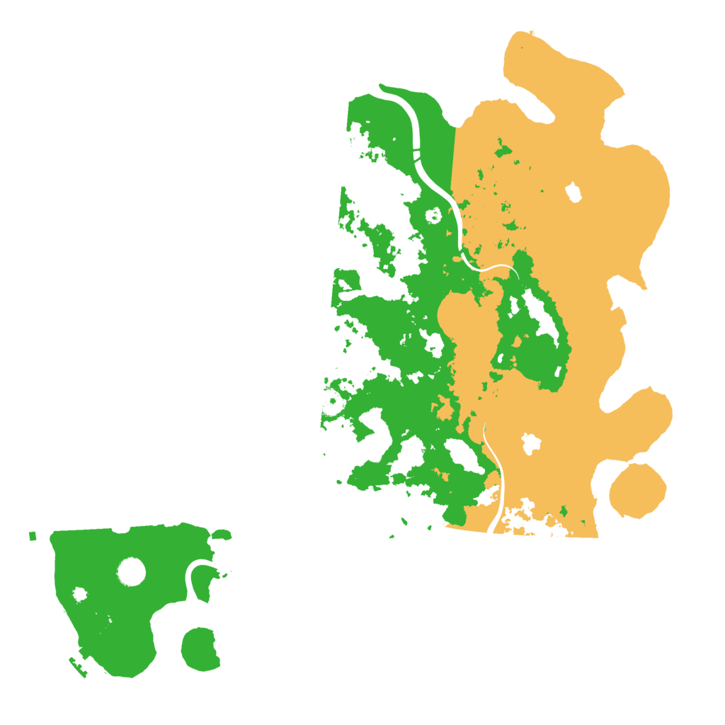 Biome Rust Map: Procedural Map, Size: 4500, Seed: 66466