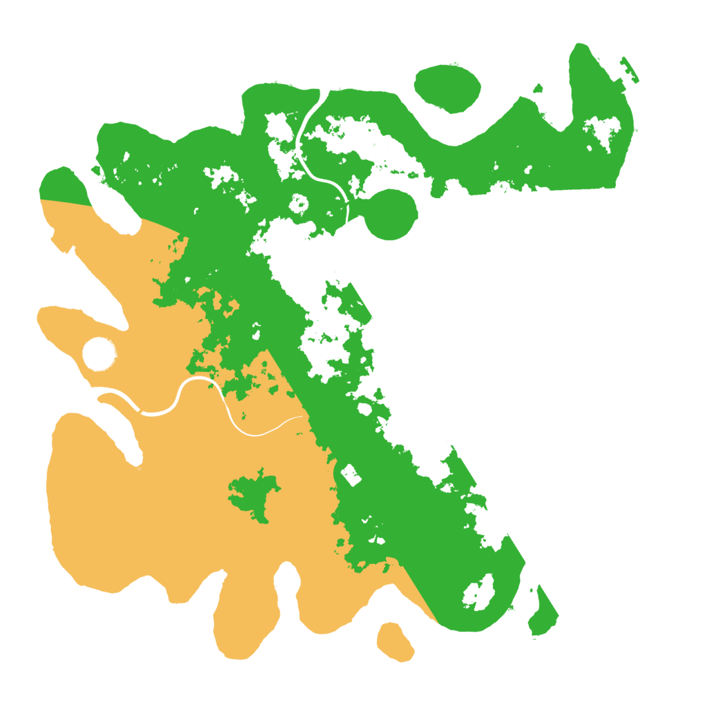 Biome Rust Map: Procedural Map, Size: 3700, Seed: 1742