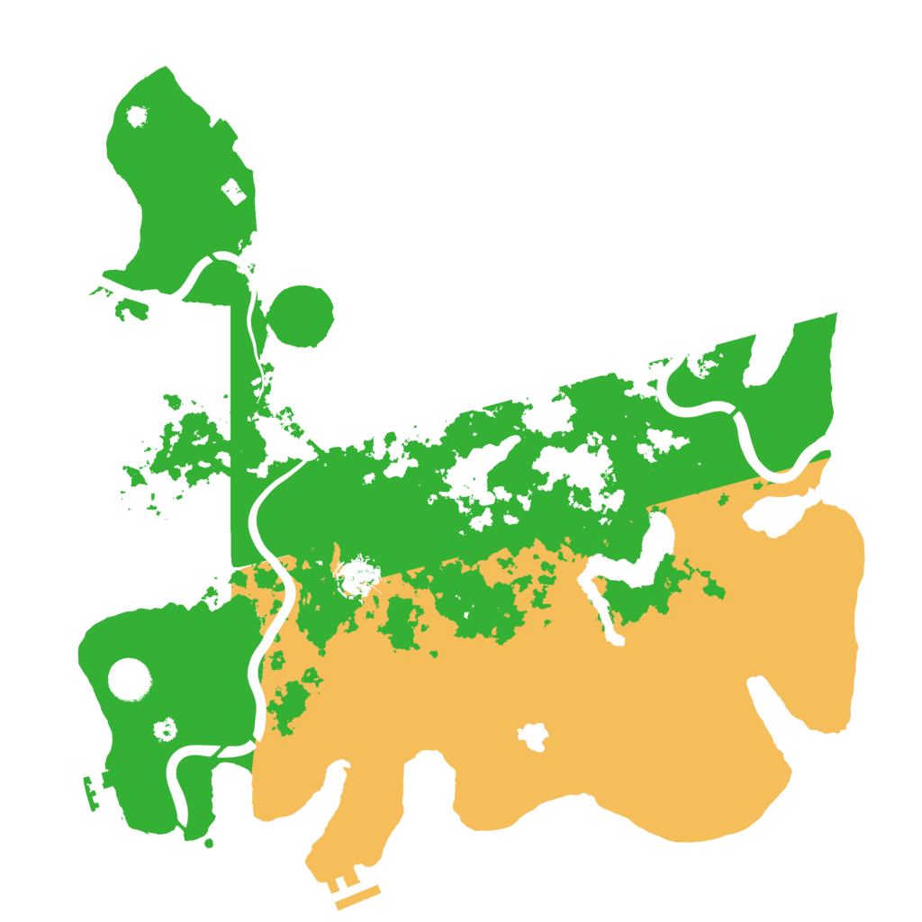 Biome Rust Map: Procedural Map, Size: 4000, Seed: 54800060