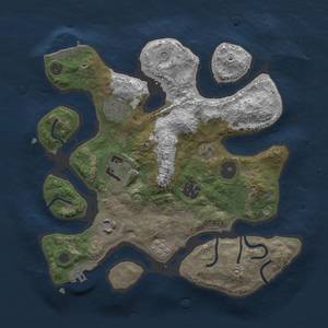 Thumbnail Rust Map: Procedural Map, Size: 2892, Seed: 13825, 10 Monuments