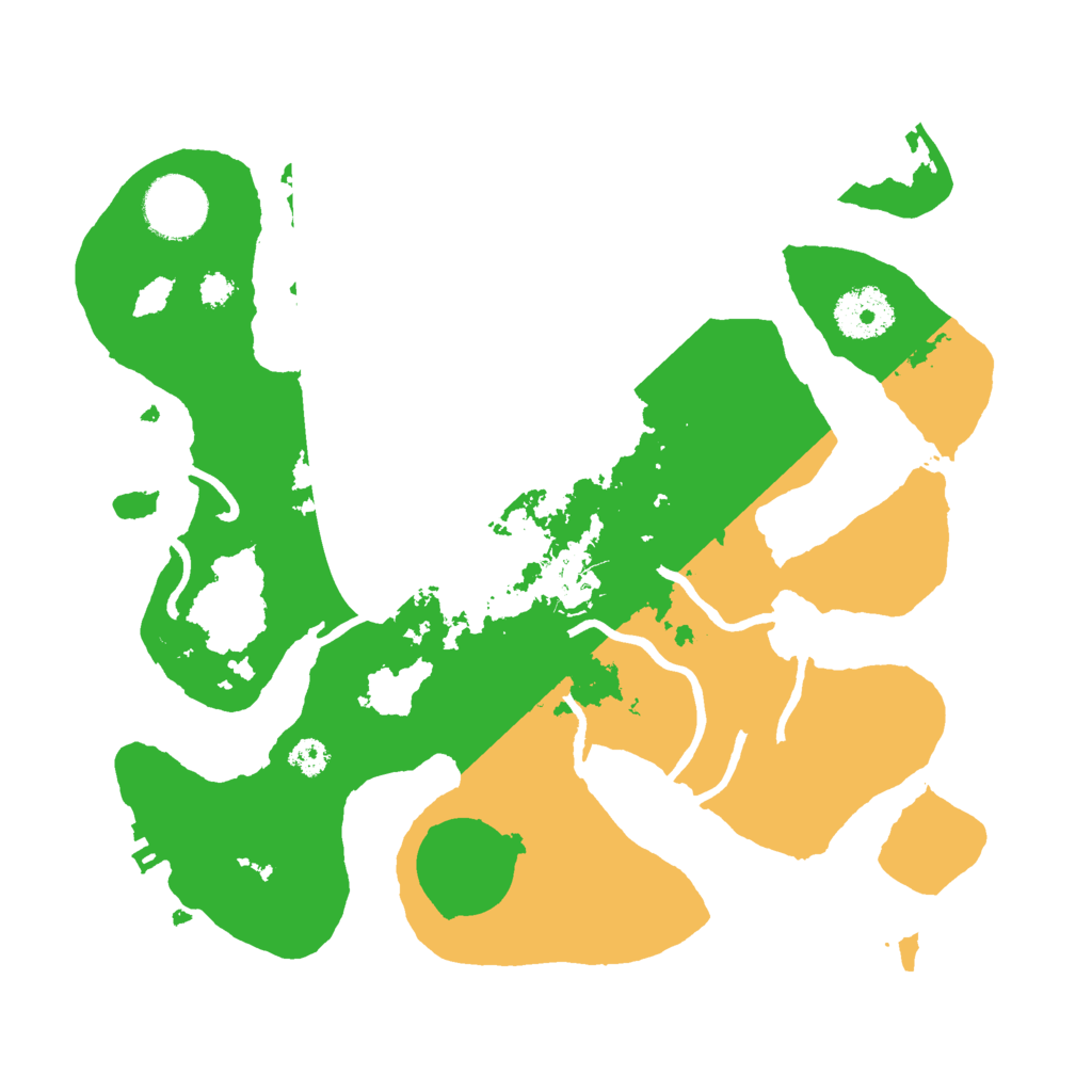 Biome Rust Map: Procedural Map, Size: 3000, Seed: 1823773