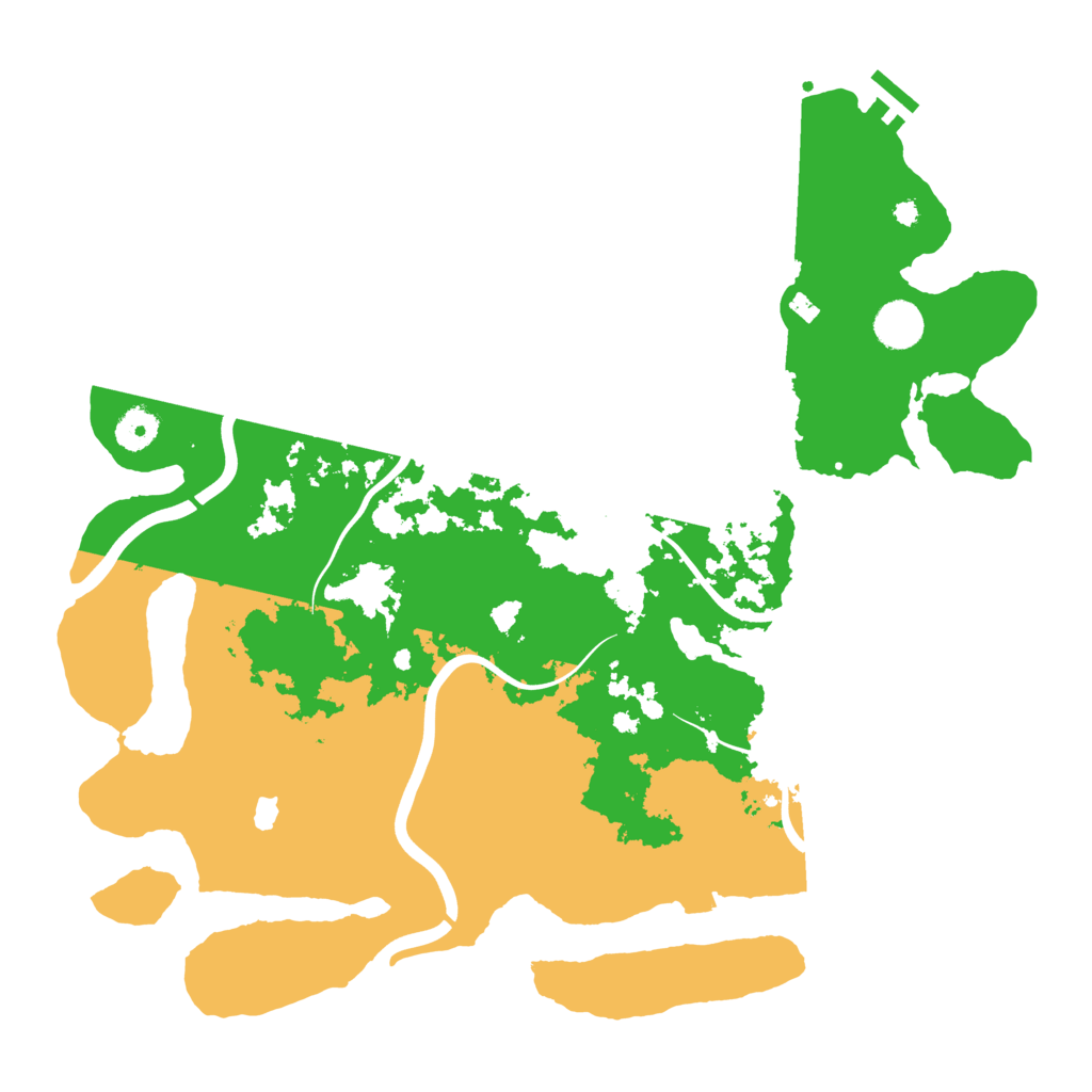 Biome Rust Map: Procedural Map, Size: 4000, Seed: 35881