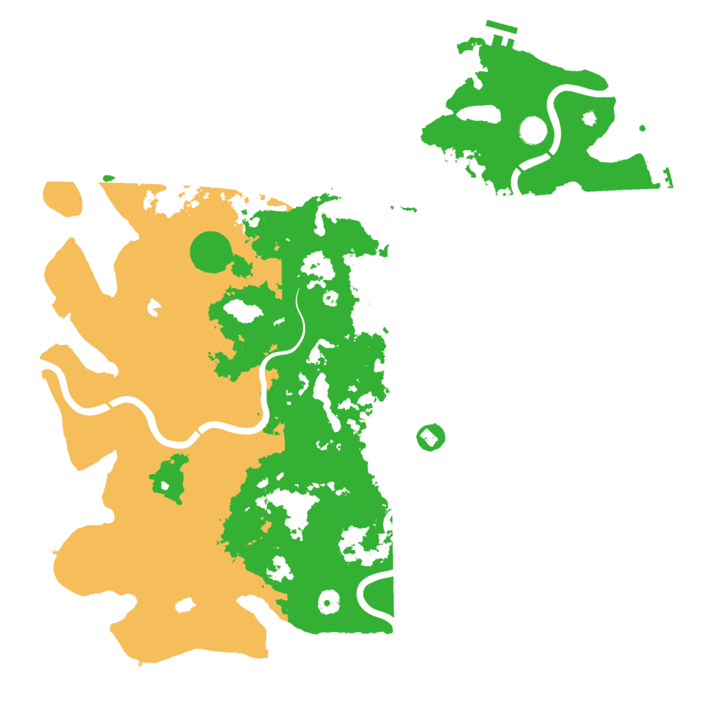 Biome Rust Map: Procedural Map, Size: 4500, Seed: 256985213