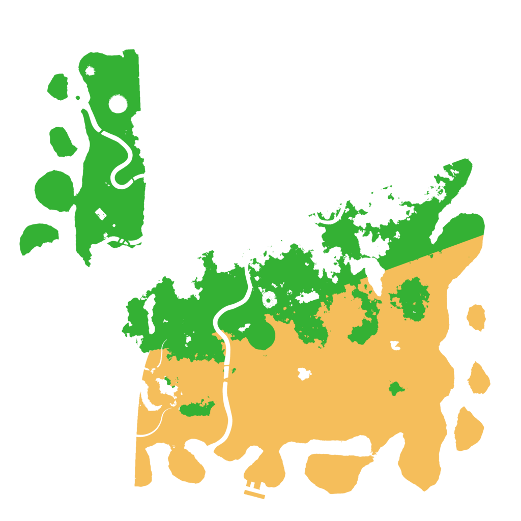 Biome Rust Map: Procedural Map, Size: 5000, Seed: 615068425