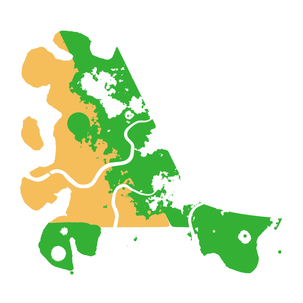 Biome Rust Map: Procedural Map, Size: 3600, Seed: 5050088