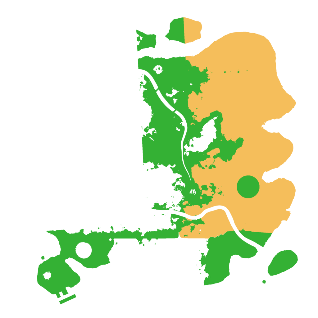 Biome Rust Map: Procedural Map, Size: 3700, Seed: 1717103615