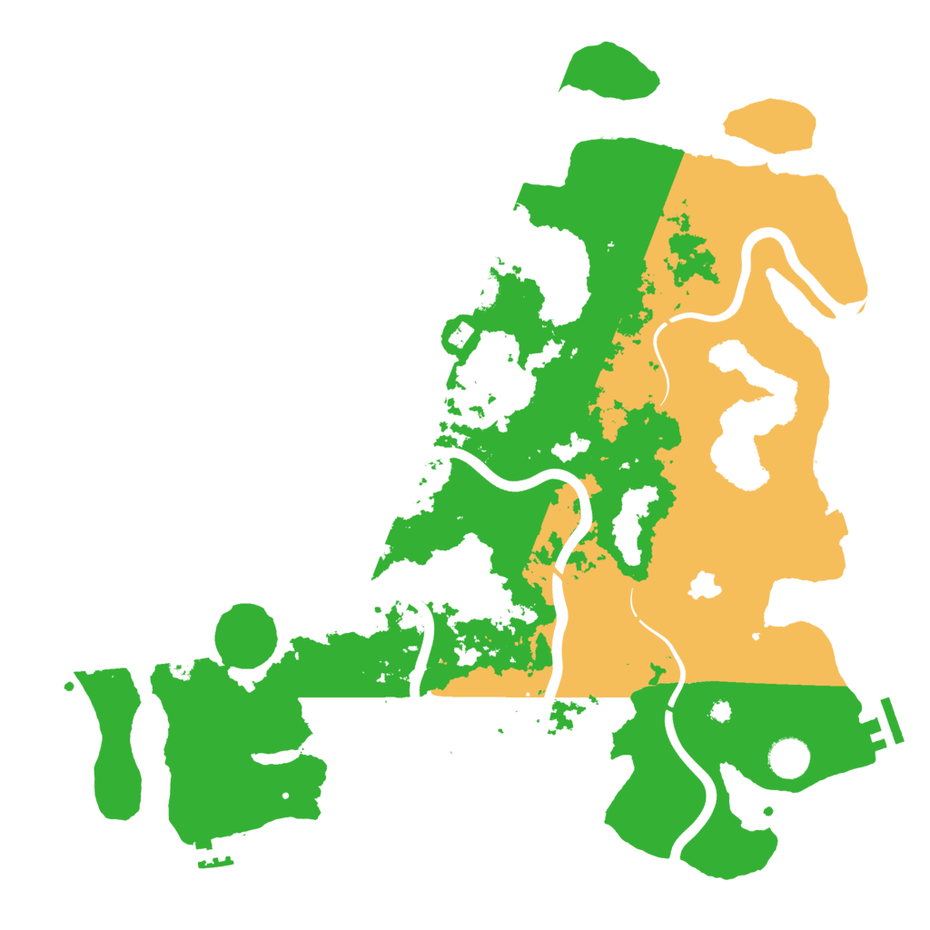 Biome Rust Map: Procedural Map, Size: 4000, Seed: 1002747731