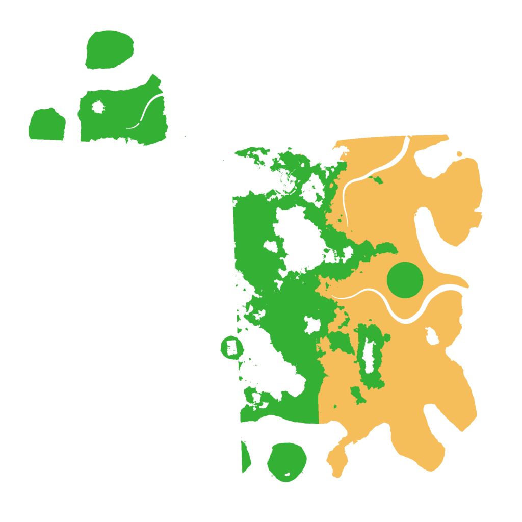 Biome Rust Map: Procedural Map, Size: 3800, Seed: 881