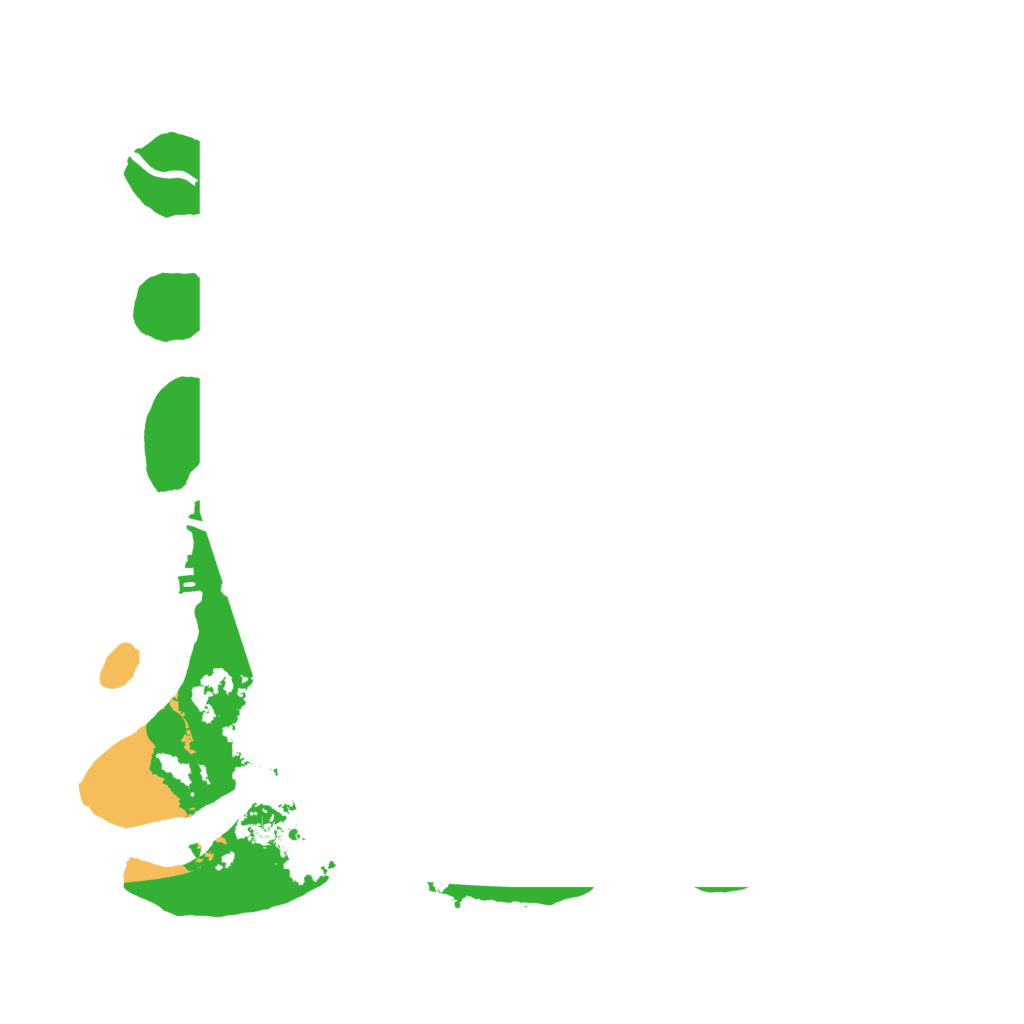 Biome Rust Map: Procedural Map, Size: 3600, Seed: 45453454