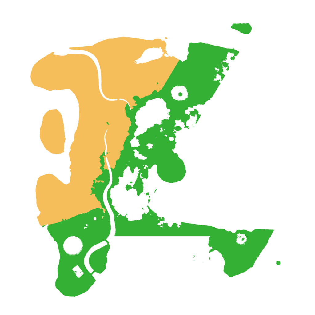 Biome Rust Map: Procedural Map, Size: 3000, Seed: 299190598