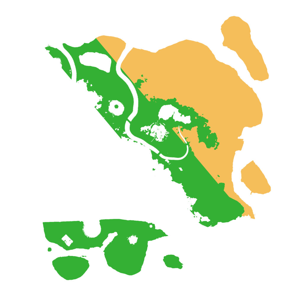 Biome Rust Map: Procedural Map, Size: 3000, Seed: 337286145