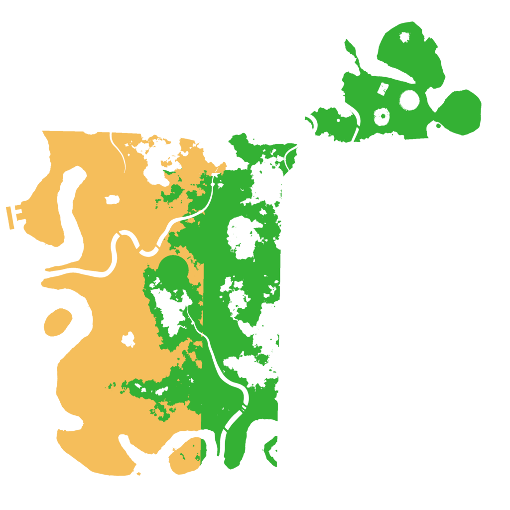 Biome Rust Map: Procedural Map, Size: 4500, Seed: 12307